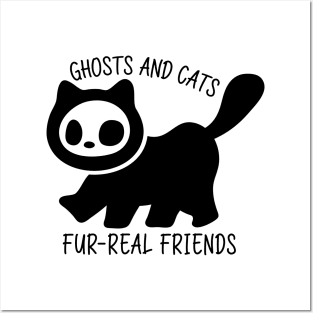 Ghost and cats : fur-real friends Posters and Art